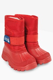 JoJo Maman Bébé Red Alpine Snow Boots - Image 1 of 1