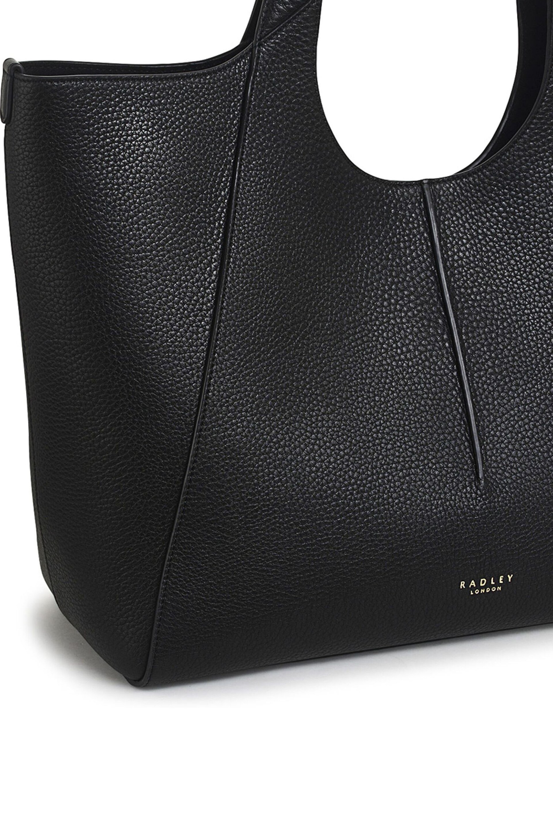 Radley London Hillgate Place Large Open Top Black Tote Bag - Image 4 of 4