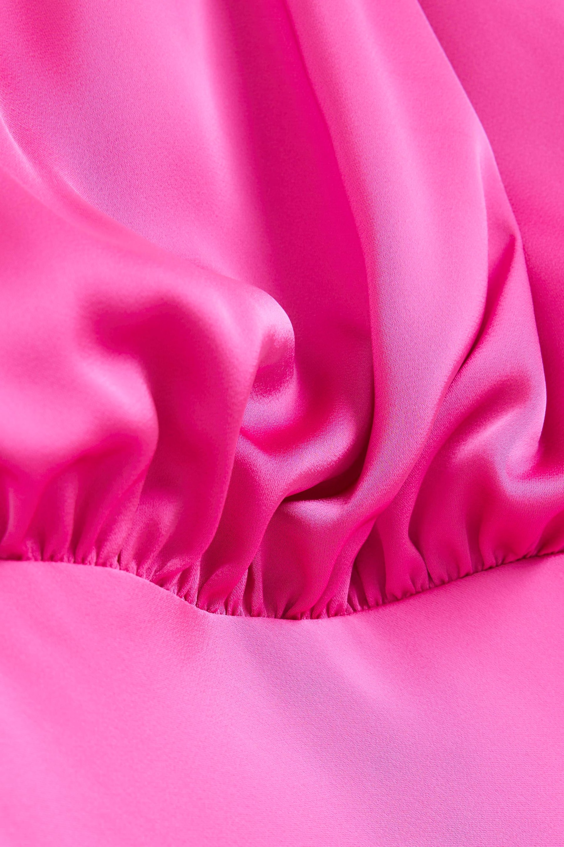 River Island Pink Halter Bridesmaid Dress - Image 5 of 5