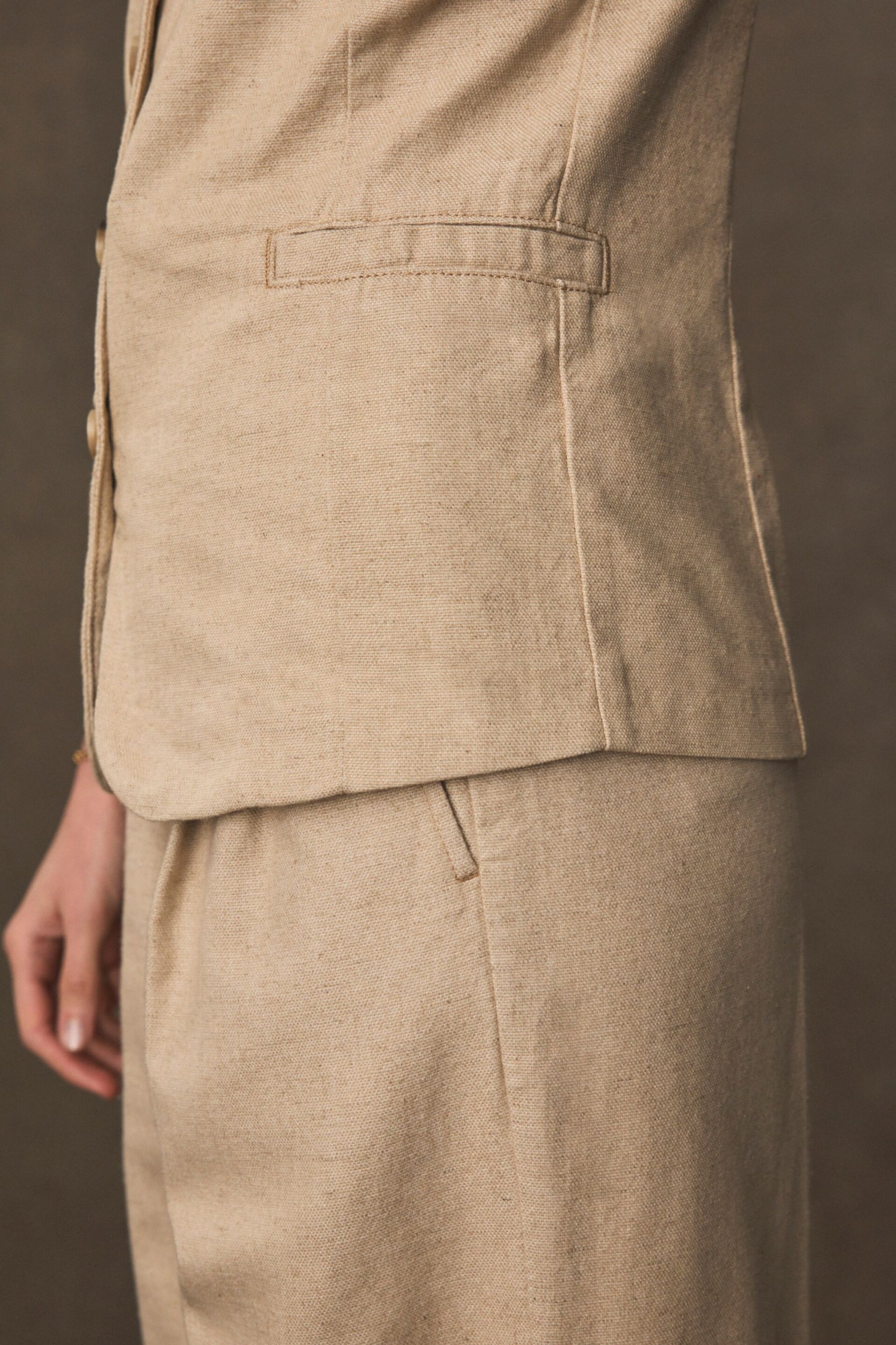 Neutral Premium Waistcoat - Image 6 of 9