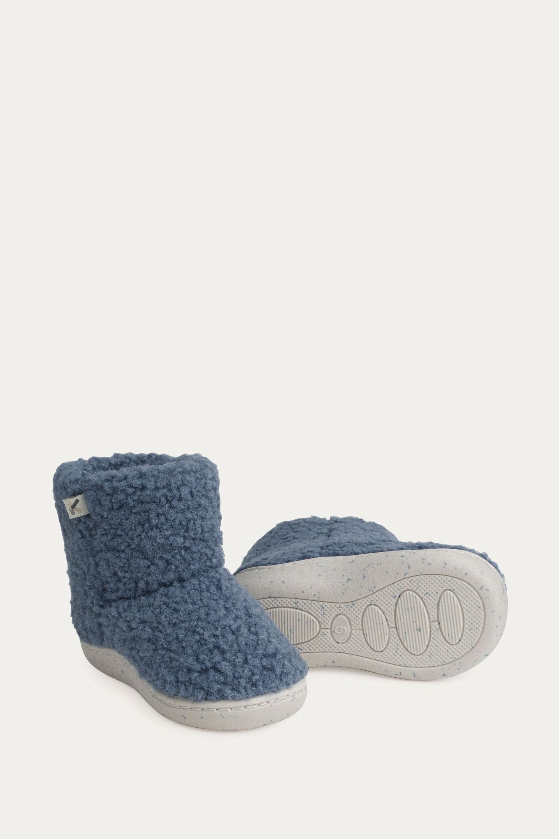 KIDLY Borg Sherpa Fleece Slipper Boots - Image 4 of 4