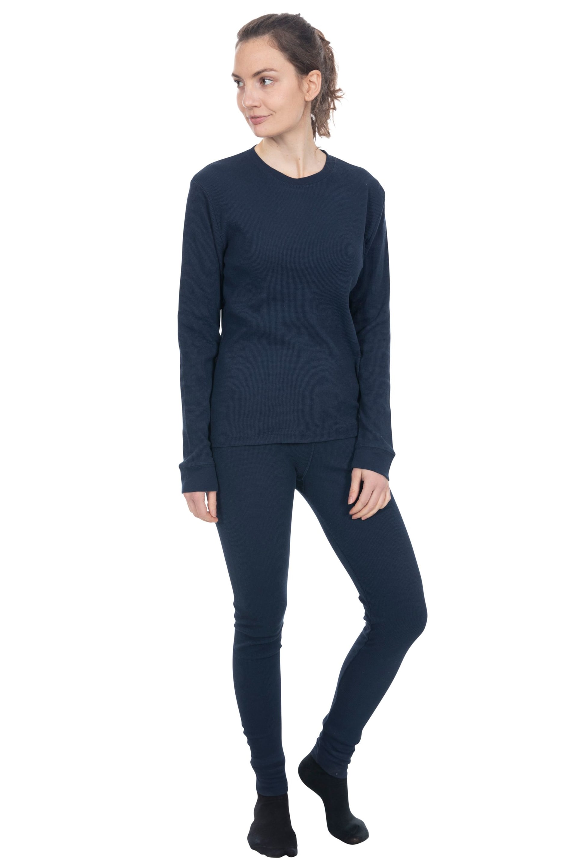 Trespass Blue Mystery Thermal Base Layer Set - Image 1 of 7