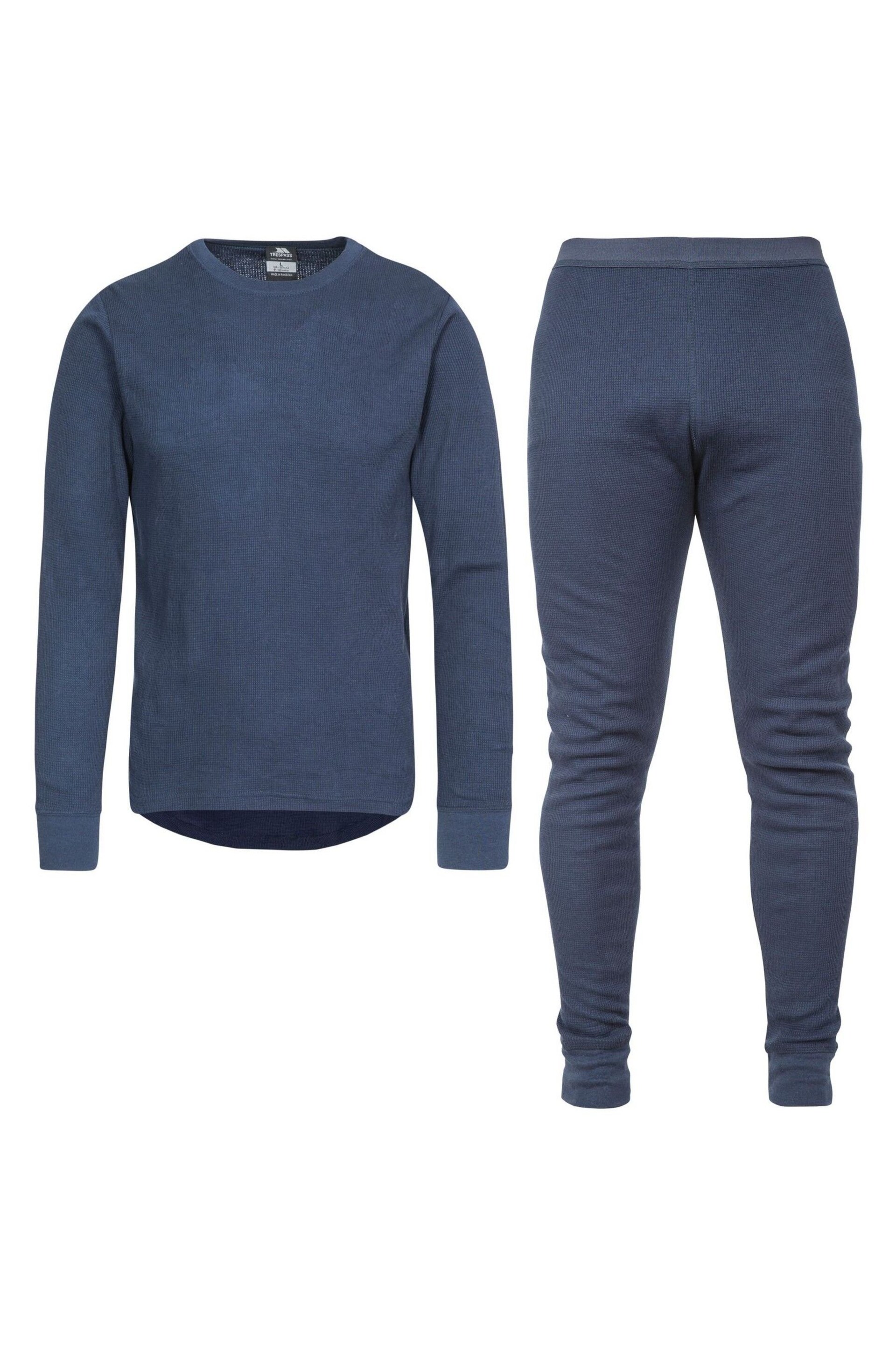 Trespass Blue Mystery Thermal Base Layer Set - Image 6 of 7