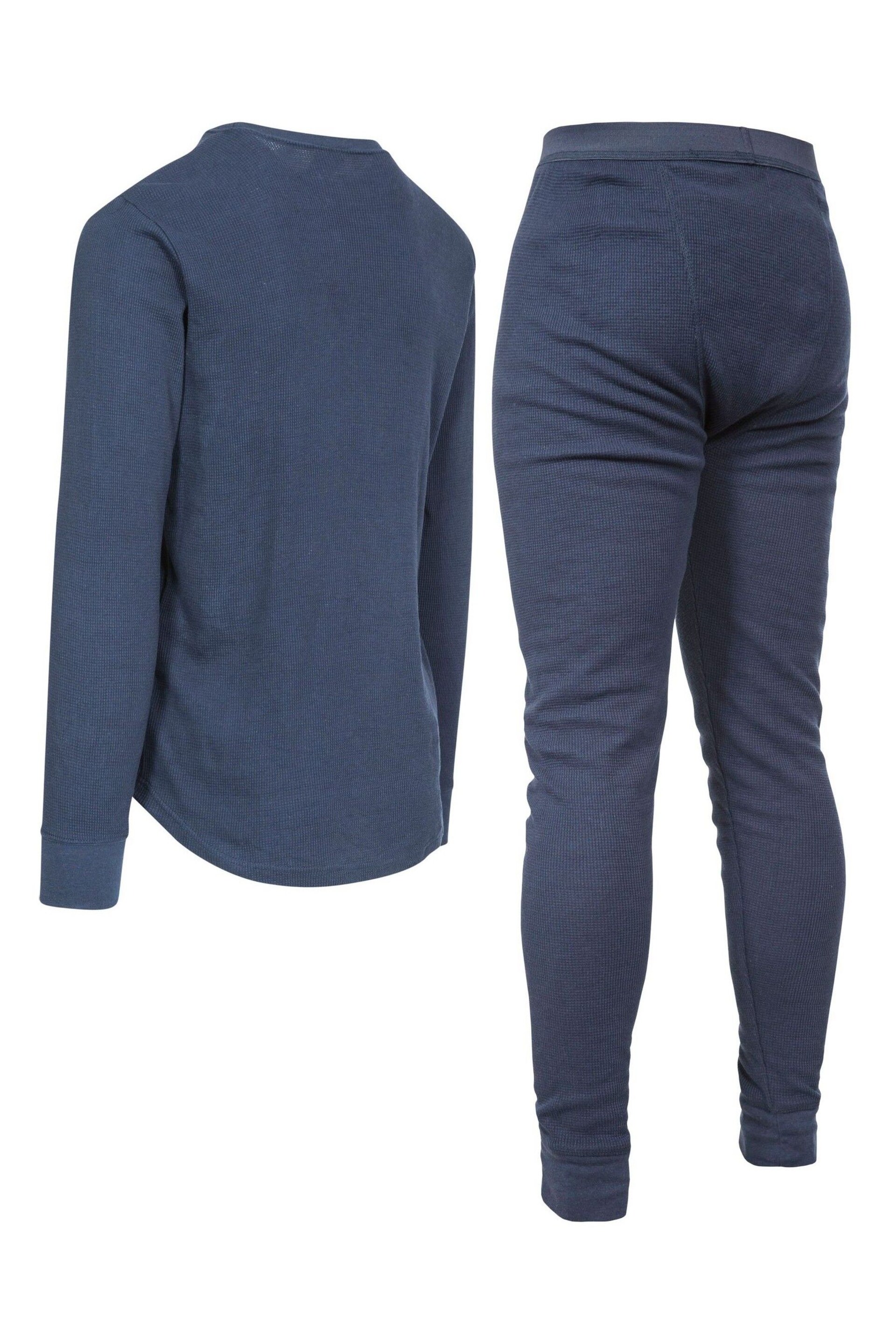 Trespass Blue Mystery Thermal Base Layer Set - Image 7 of 7