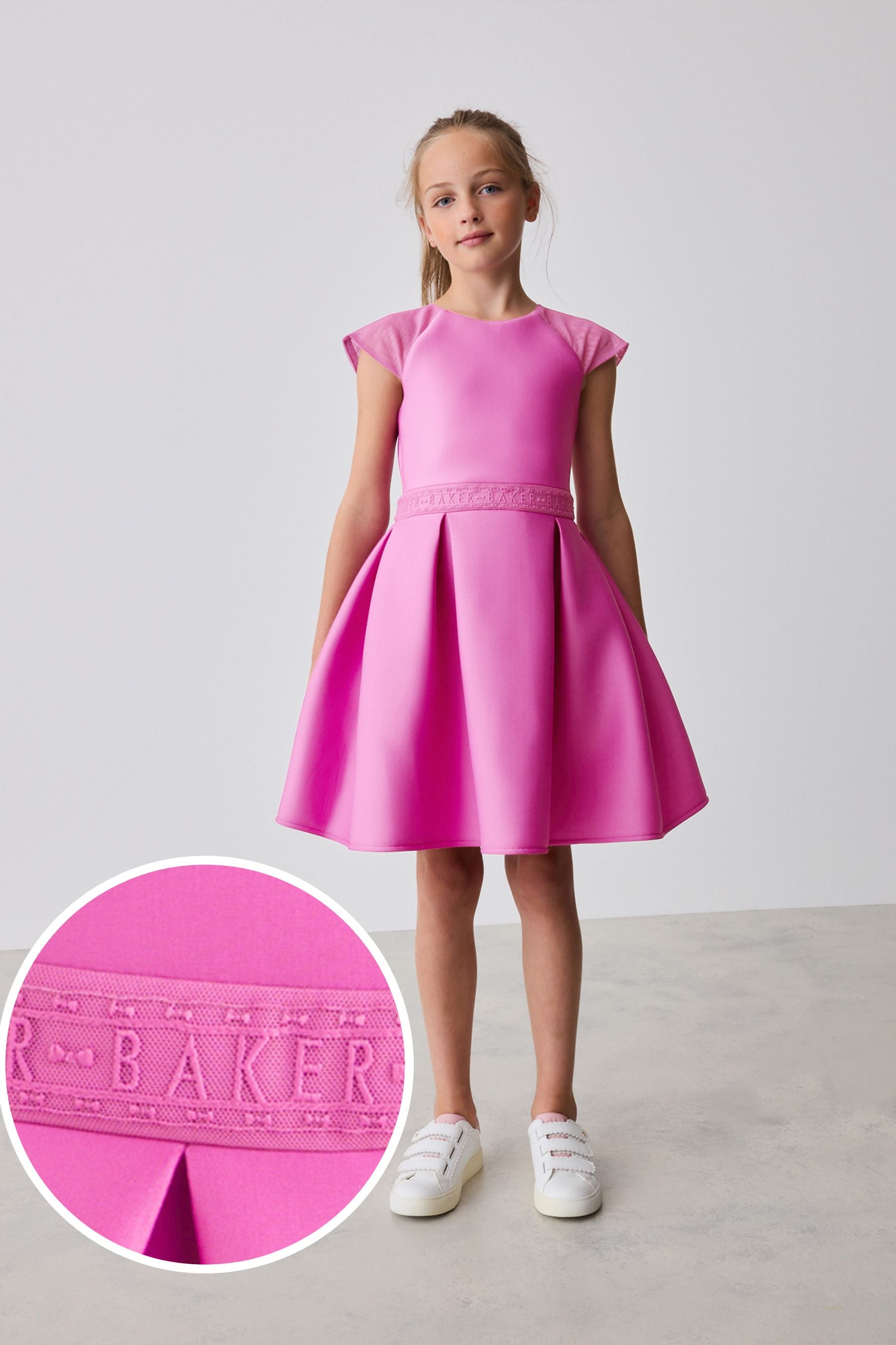 Buy Baker by Ted Baker Mesh Scuba Dress from Next Luxembourg