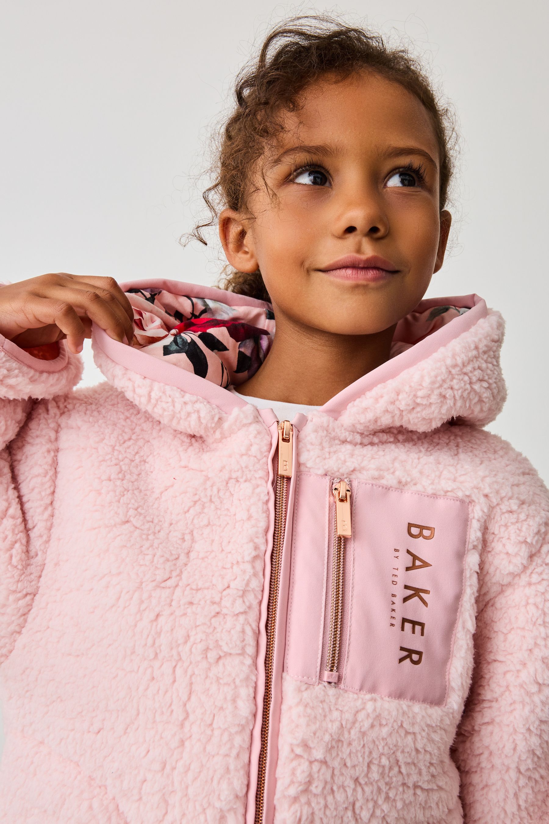 Buy Baker by Ted Baker Zip Through Hooded Fleece Jacket from the Next UK online shop