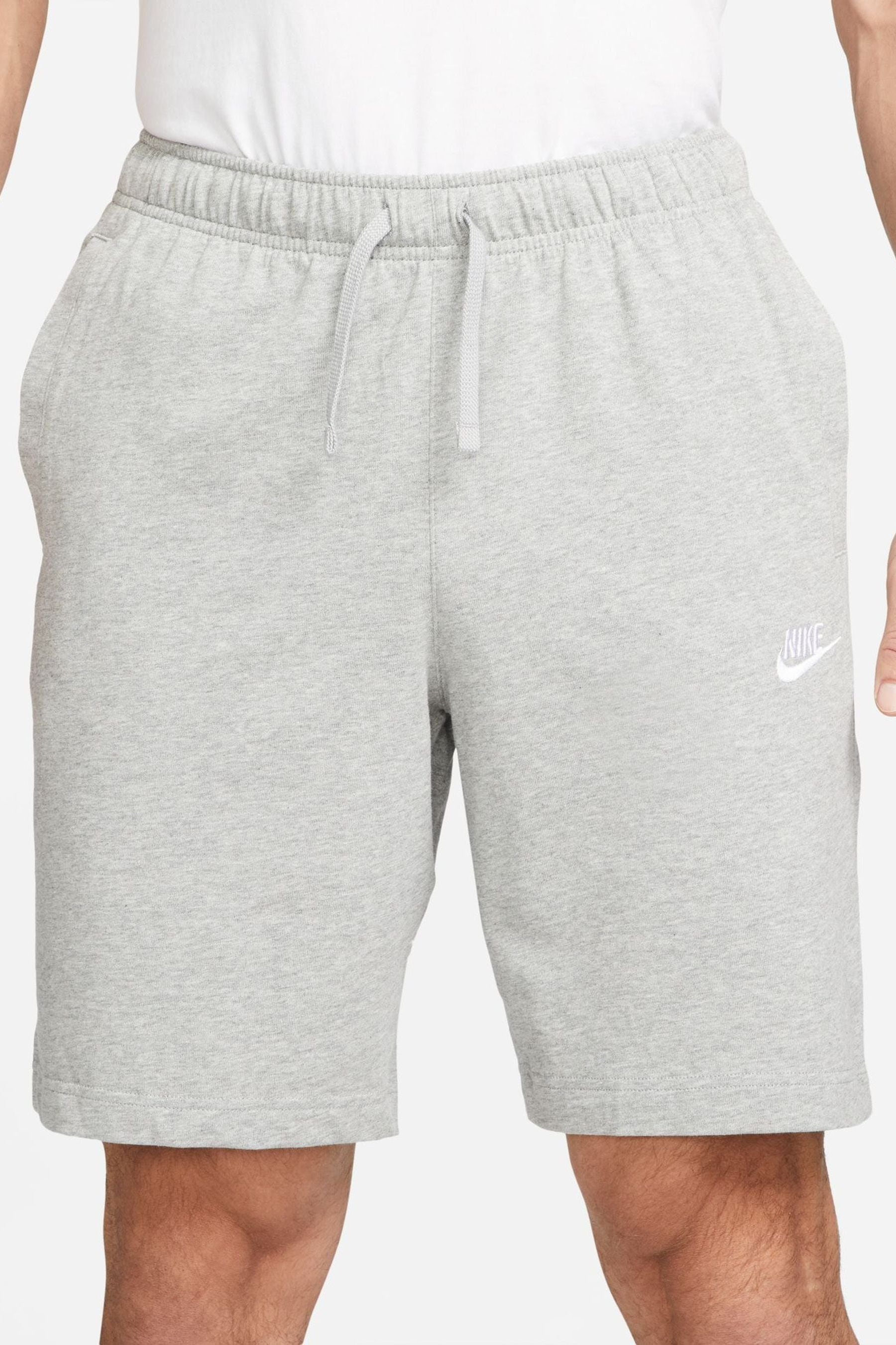 Buy Nike Grey Club Shorts from Next Luxembourg