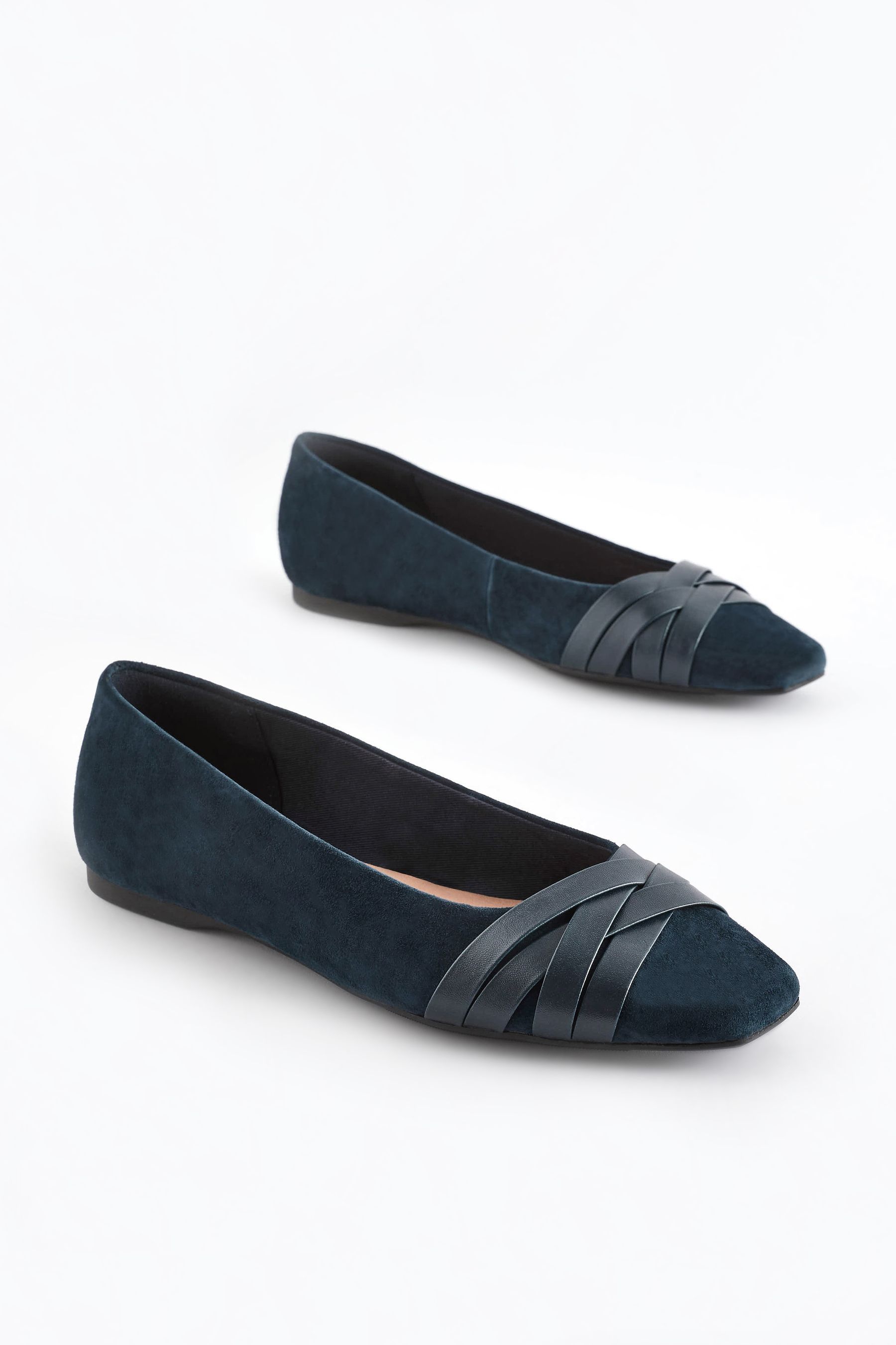 Next navy flat shoes hot sale