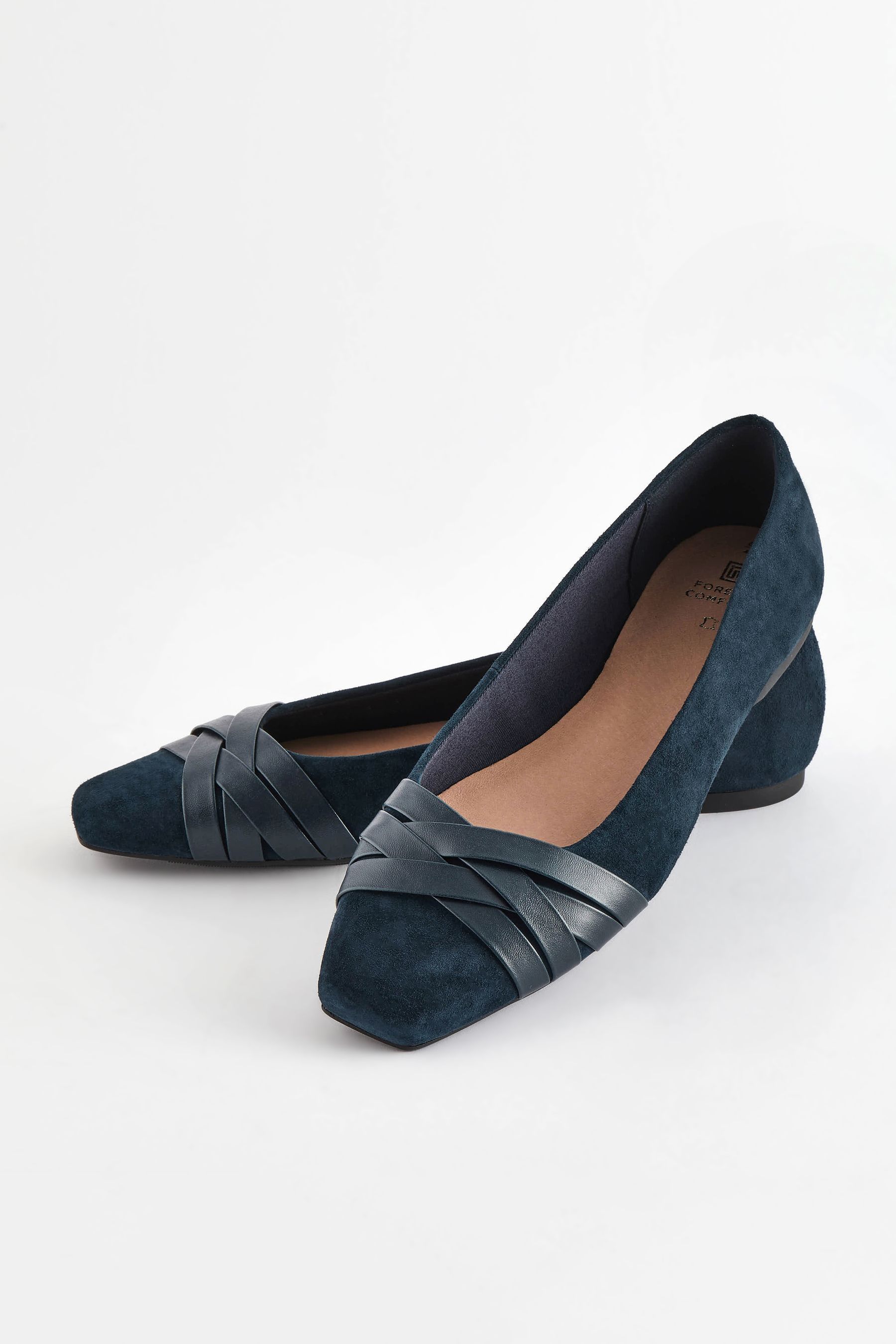 Next navy flat shoes hot sale