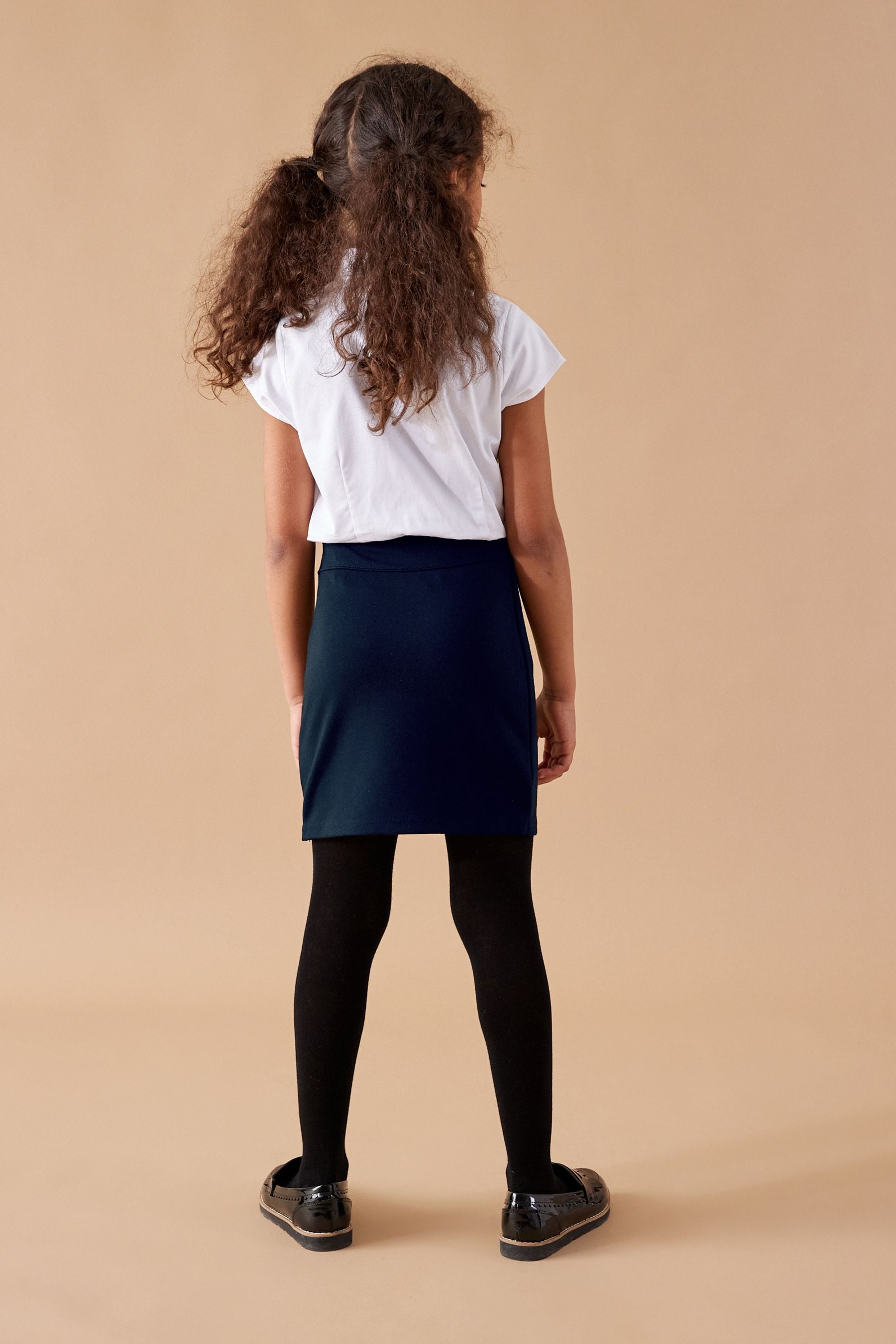 Jersey pencil skirt navy online