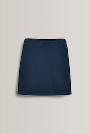 Navy Blue Jersey Stretch Pull-On Pencil Skirt (3-18yrs) - Image 5 of 7