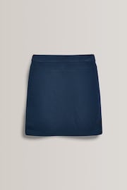 Navy Blue Jersey Stretch Pull-On Pencil Skirt (3-18yrs) - Image 6 of 7