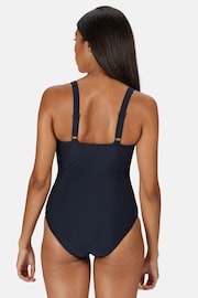 Regatta Navy Blue Print Sakari Tummy Control Swimsuit - Image 6 of 9