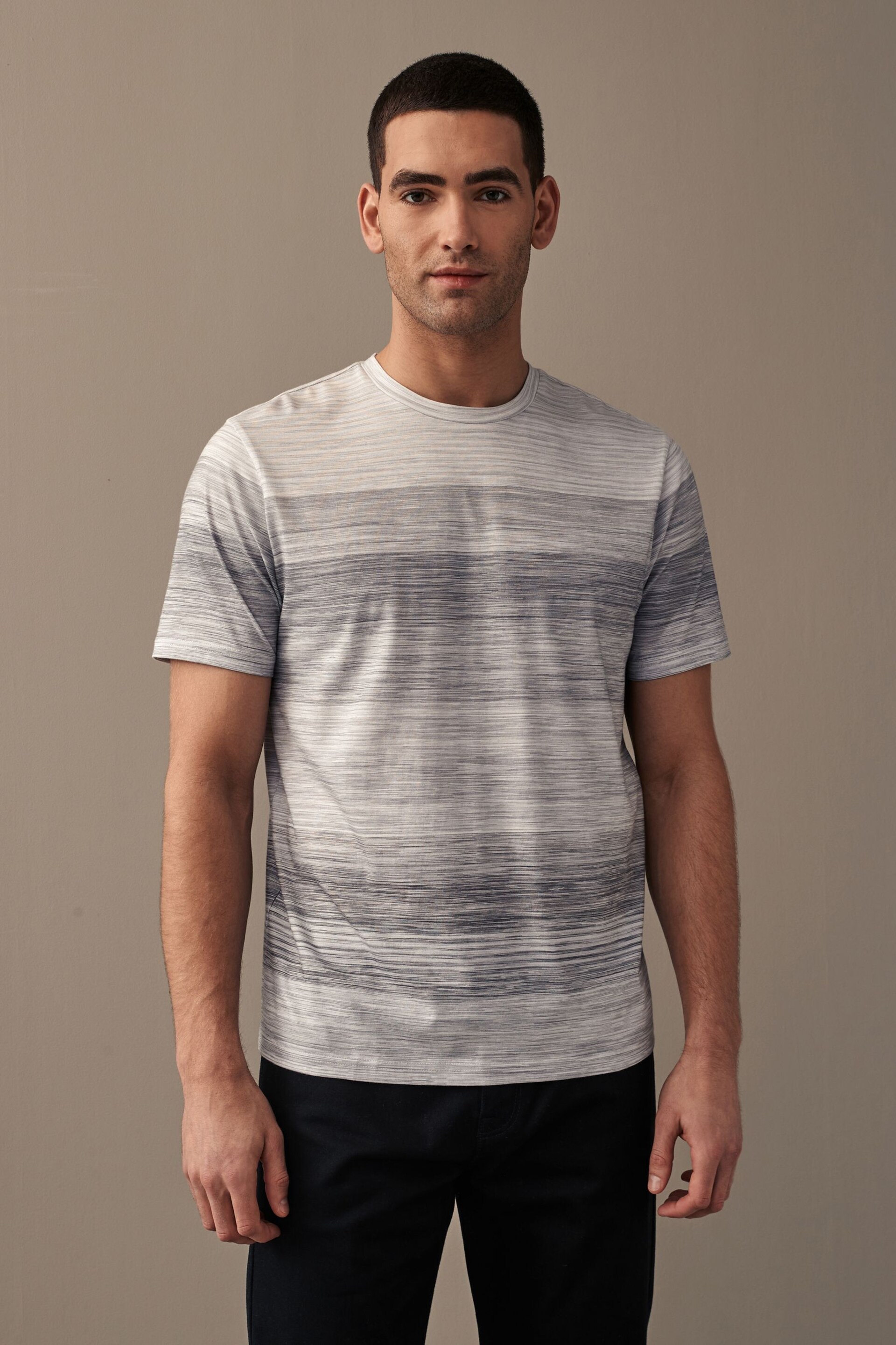 Grey Dip Dye T-Shirt - Image 1 of 7