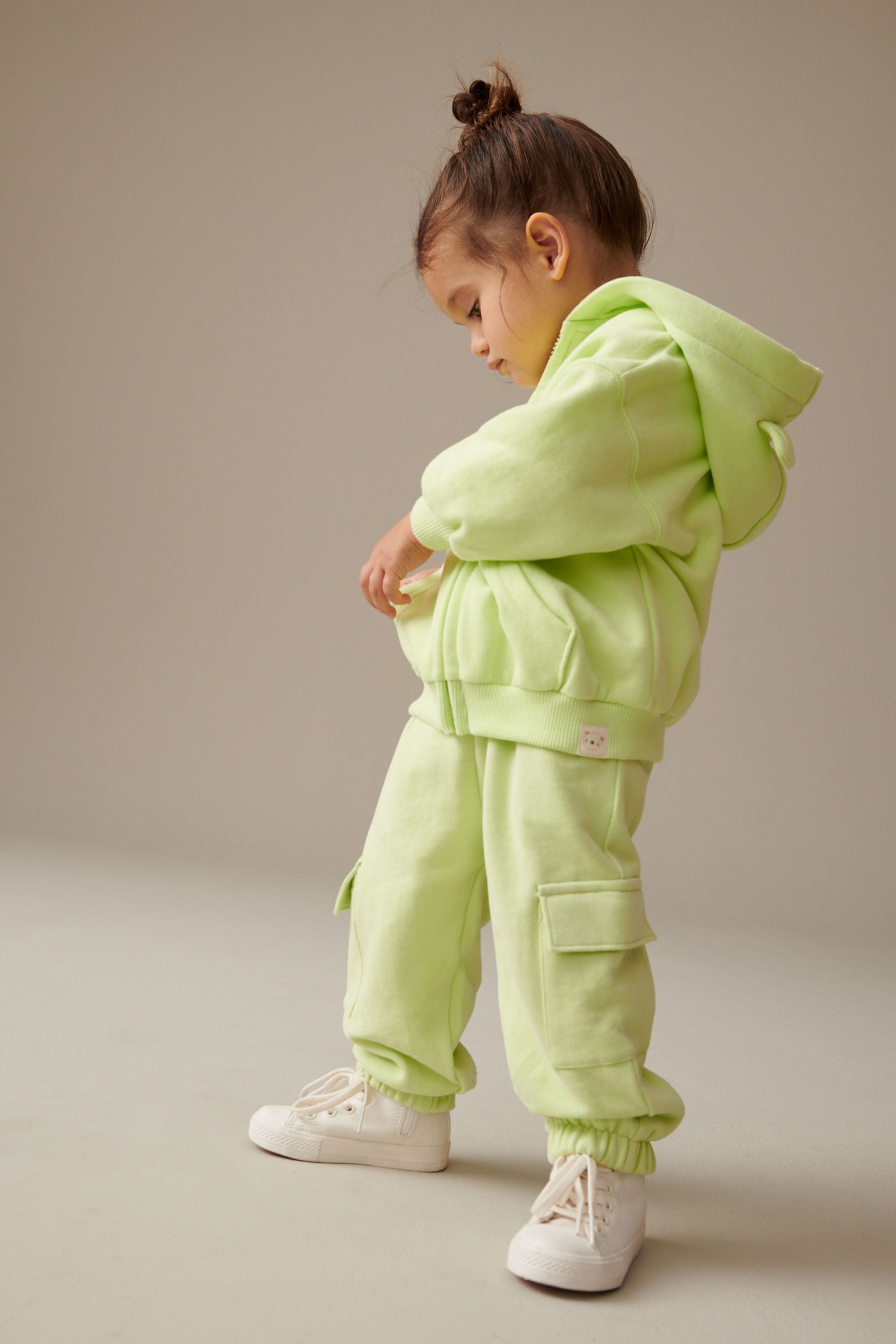 Buy Lime Green Zip Through Hoodie 3mths 7yrs from the Next UK online shop