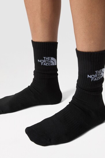The North Face Black Multi Socks 3 Pack