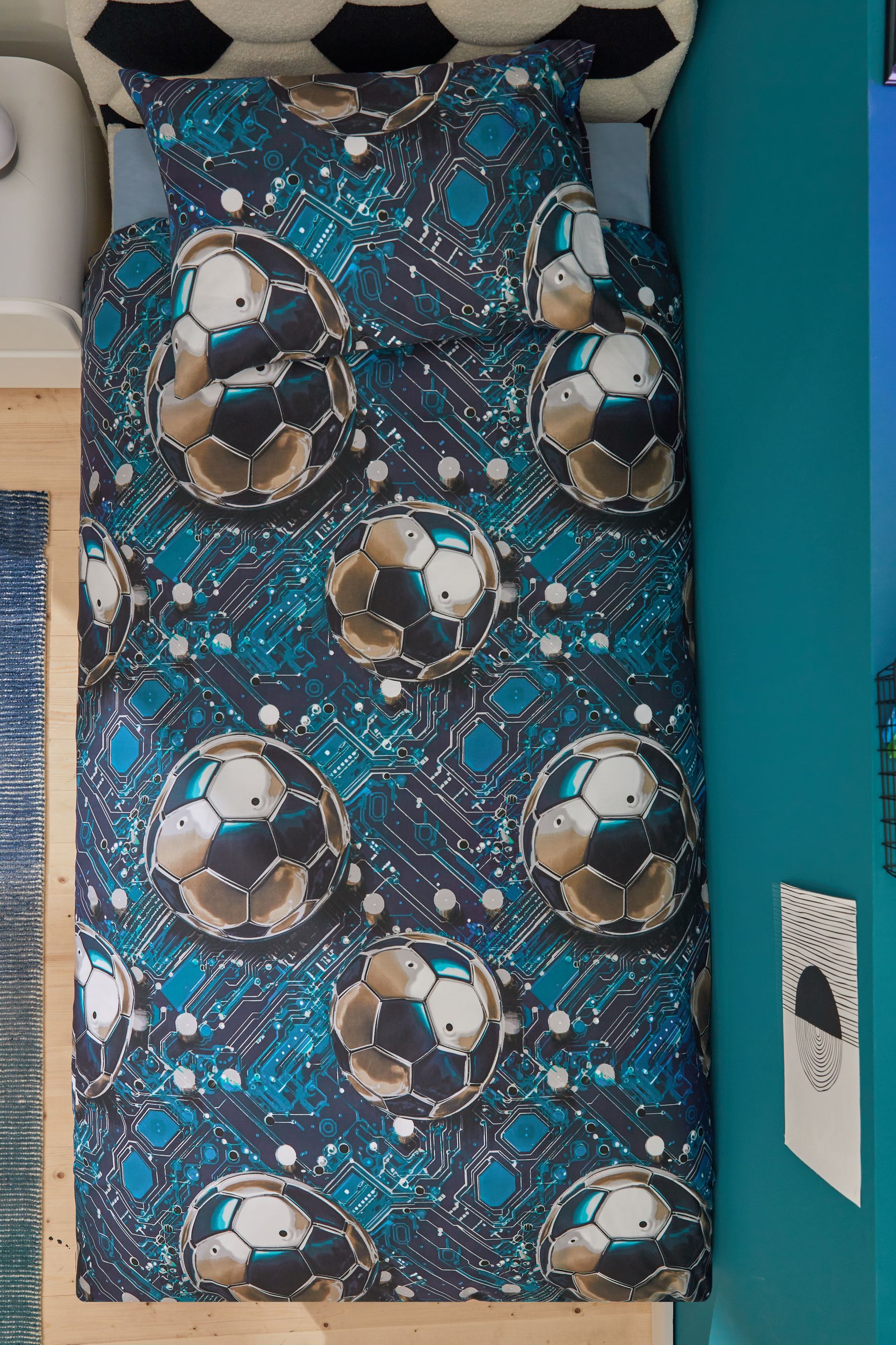 Double football duvet cover deals