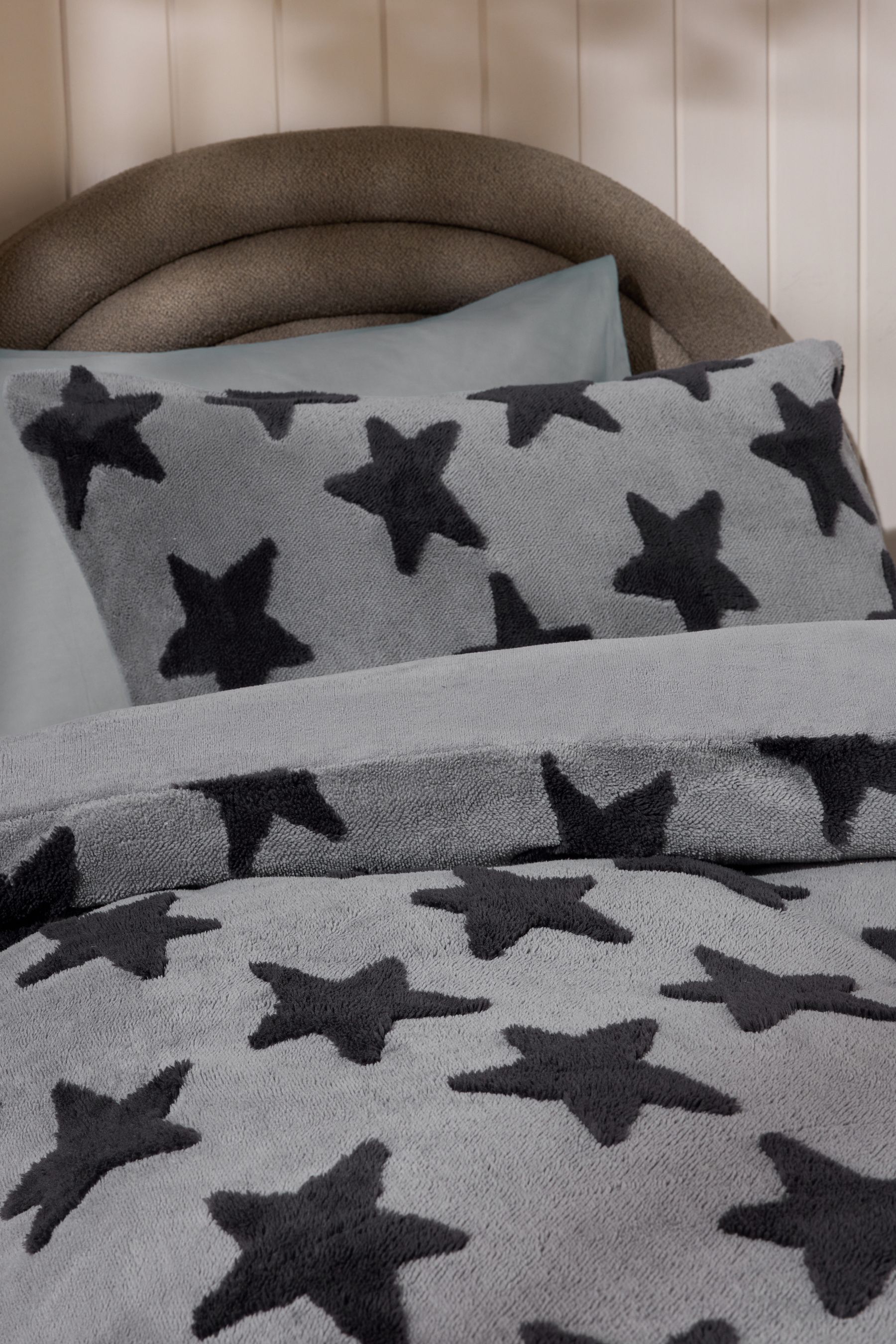 Buy Fleece Star Duvet Cover and Pillowcase Set from Next Canada