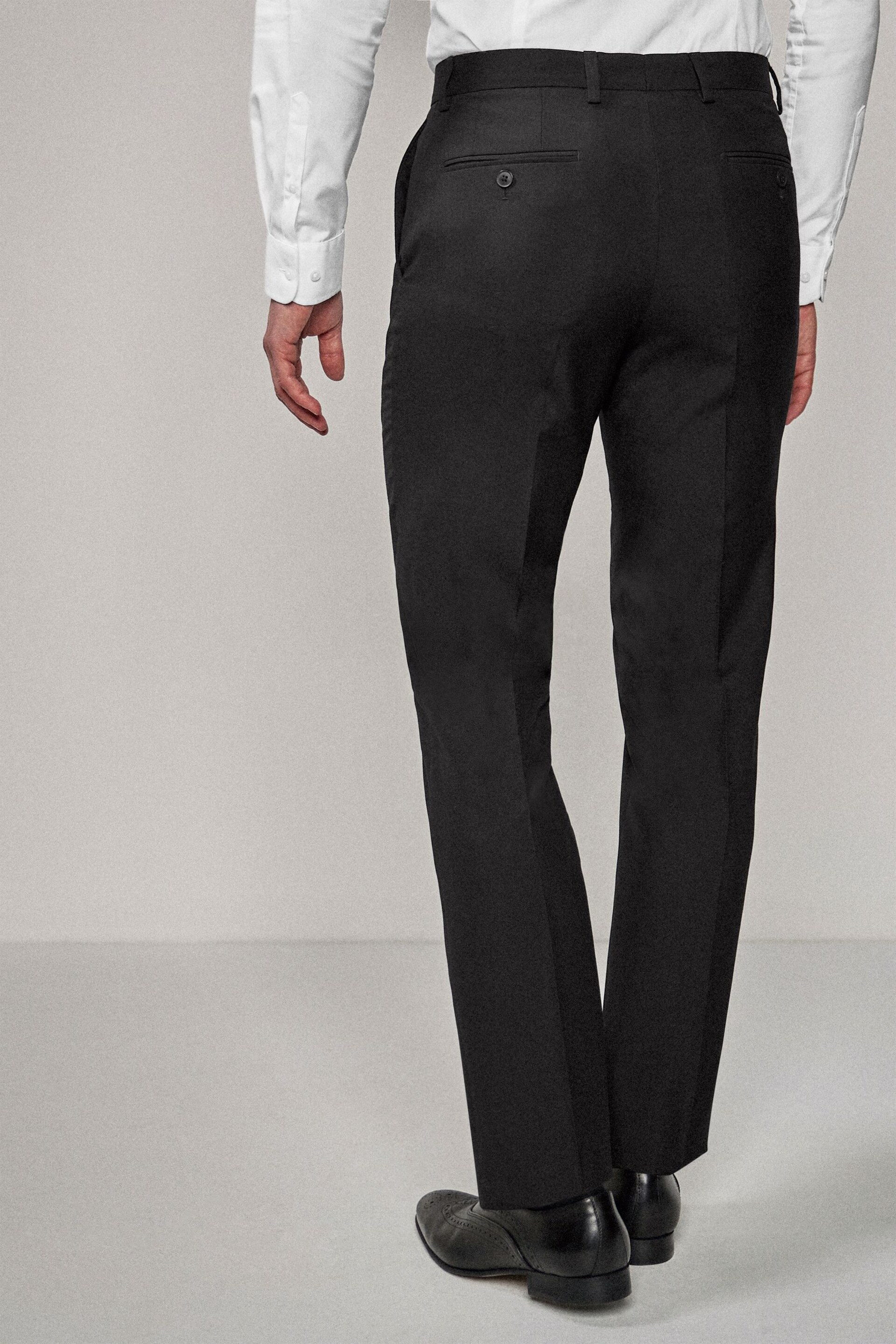 Black Tailored Suit Trousers - Image 3 of 8