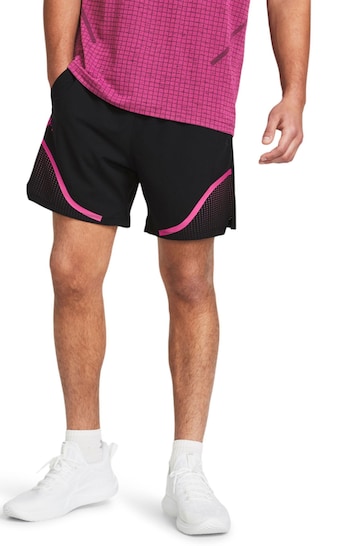 Under Armour Black/Pink Vanish 6" Shorts