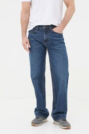 FatFace Blue Loose Fit Jeans - Image 1 of 5
