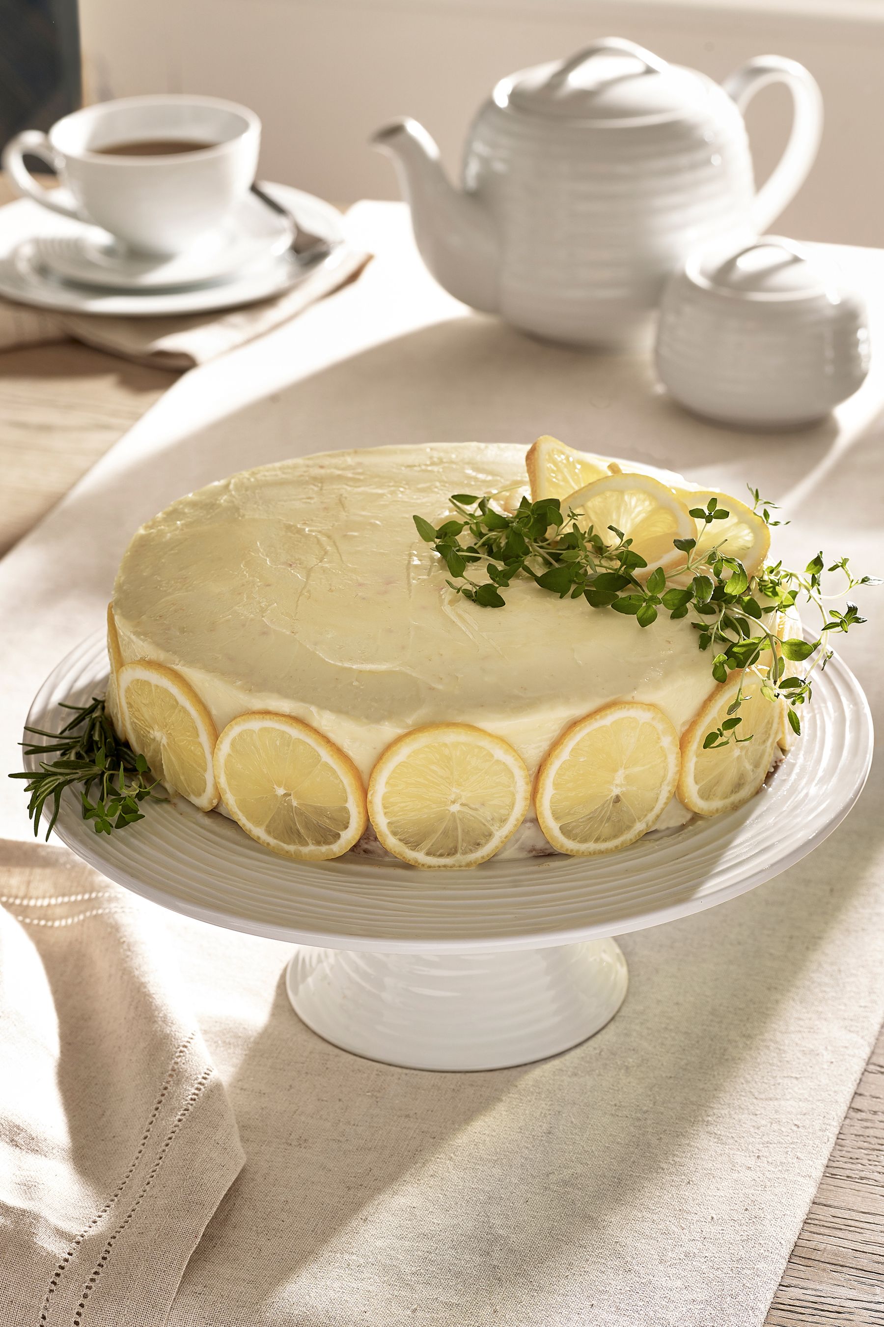 Orla kiely cake stand top