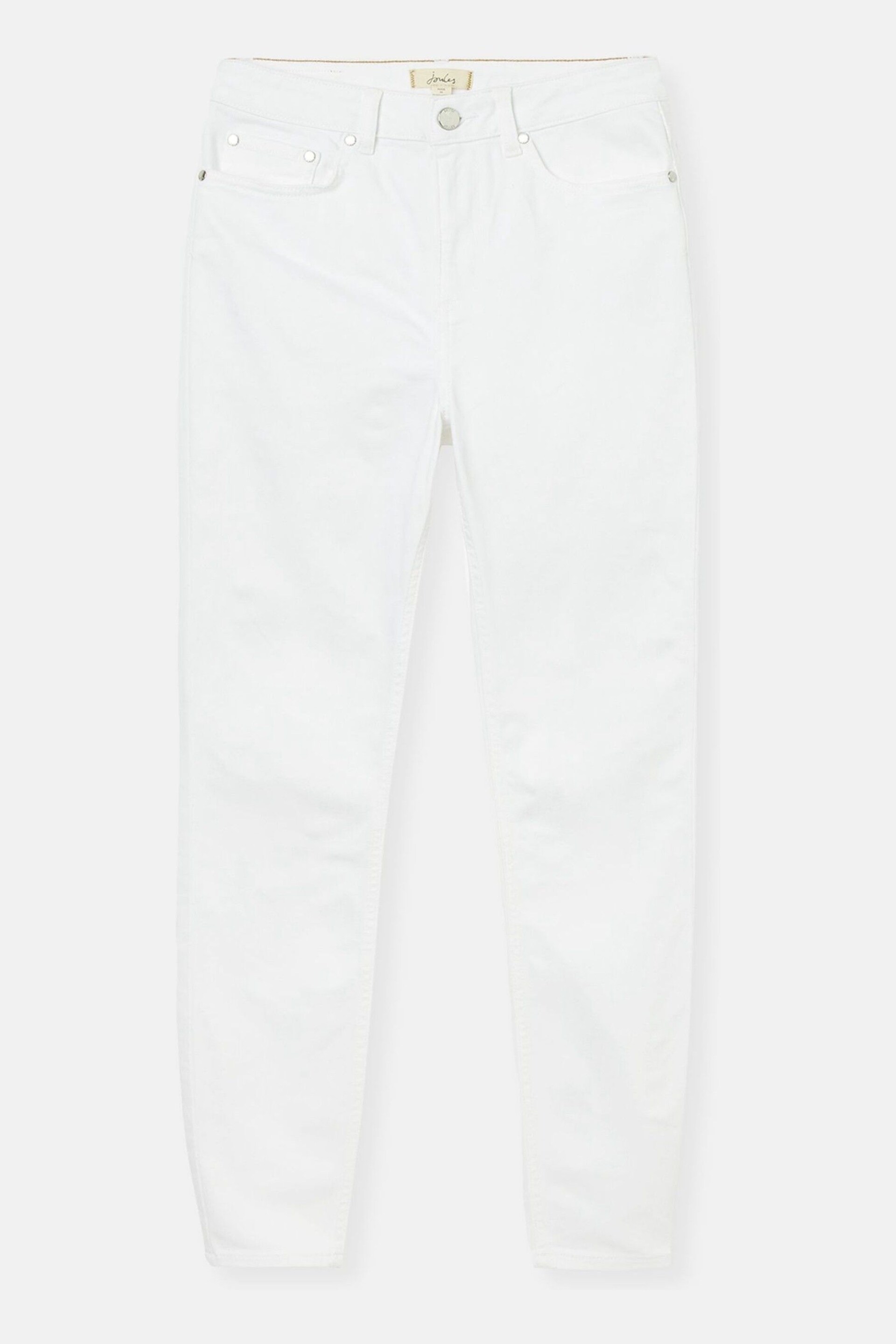 Joules White Denim Stretch Skinny Jeans - Image 6 of 6