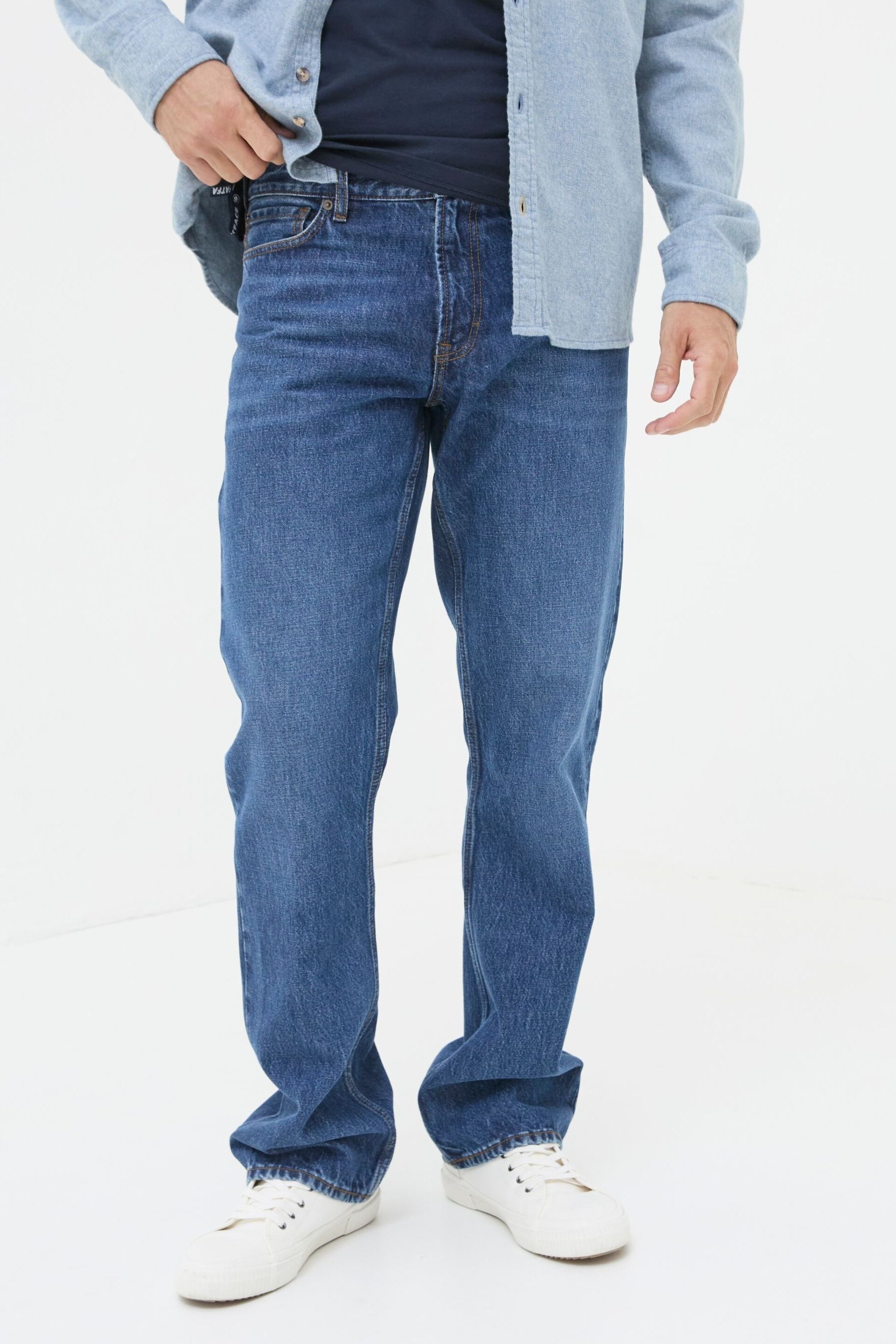 FatFace Blue Bootcut Jeans - Image 1 of 4