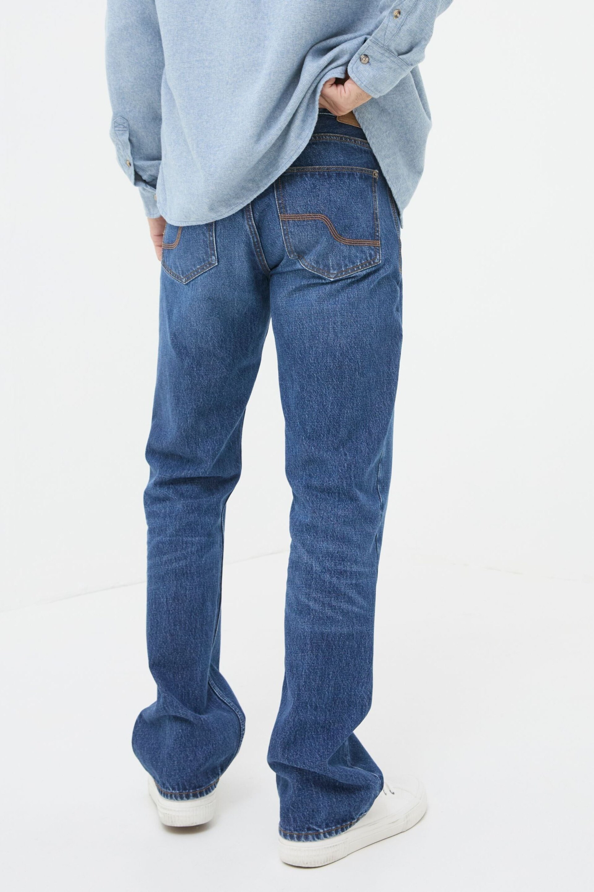 FatFace Blue Bootcut Jeans - Image 2 of 4