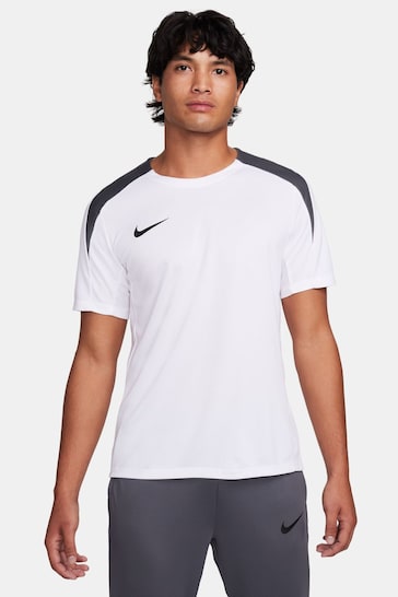 Nike White Strike Dri-FIT Training T-Shirt