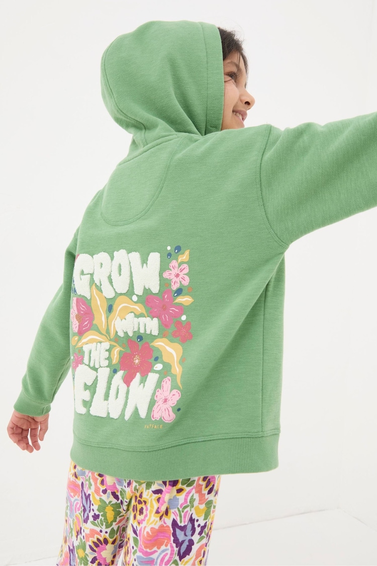 FatFace Green Grow Flow Creature Graphic Popover Hoodie - Image 1 of 5