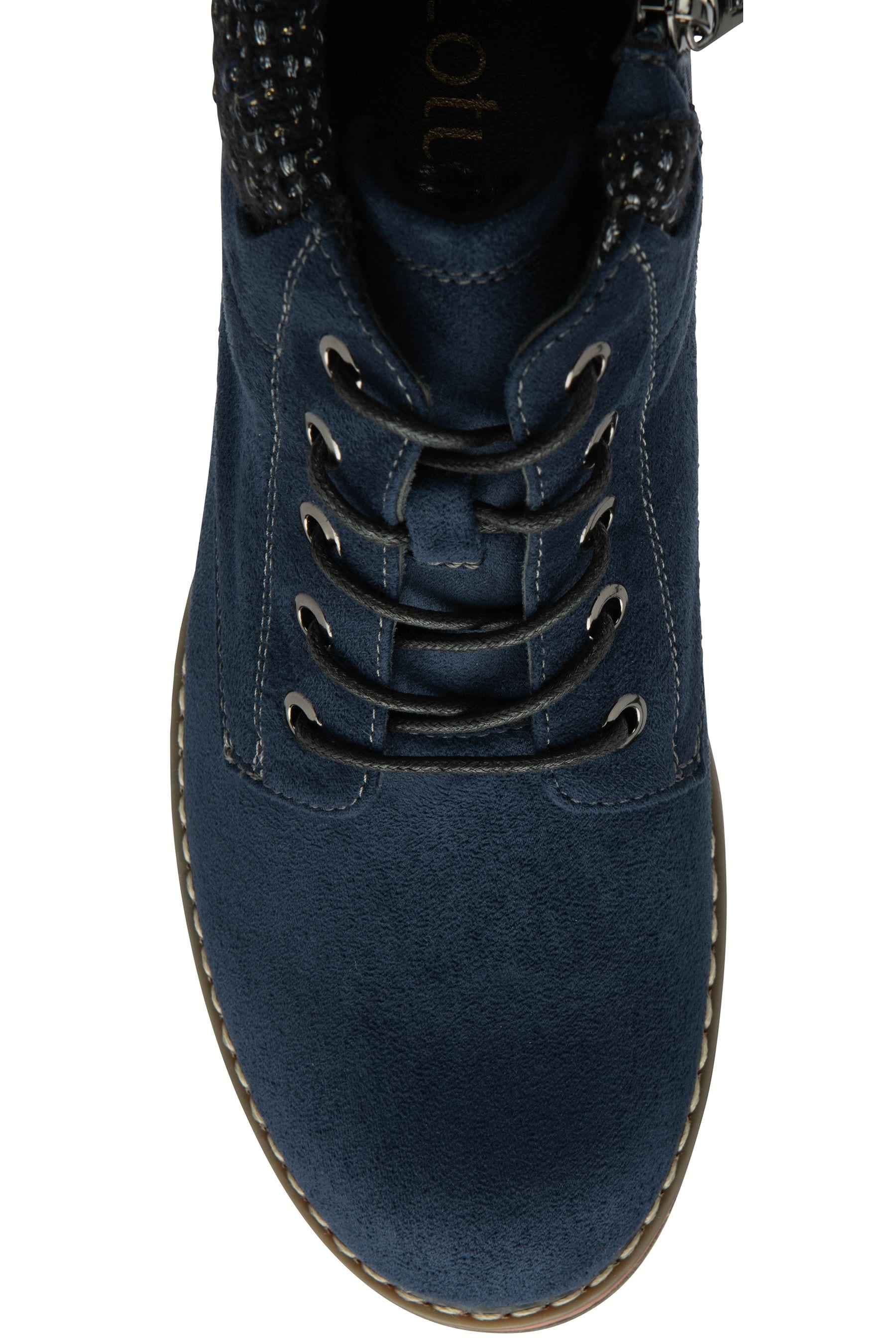 Buy Lotus Navy Blue Lace Up Ankle Boots from the Next UK online shop