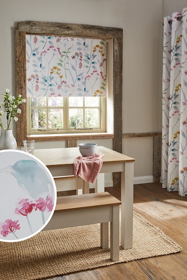 Multi Isla Floral Ready Made Blackout Roller Blind