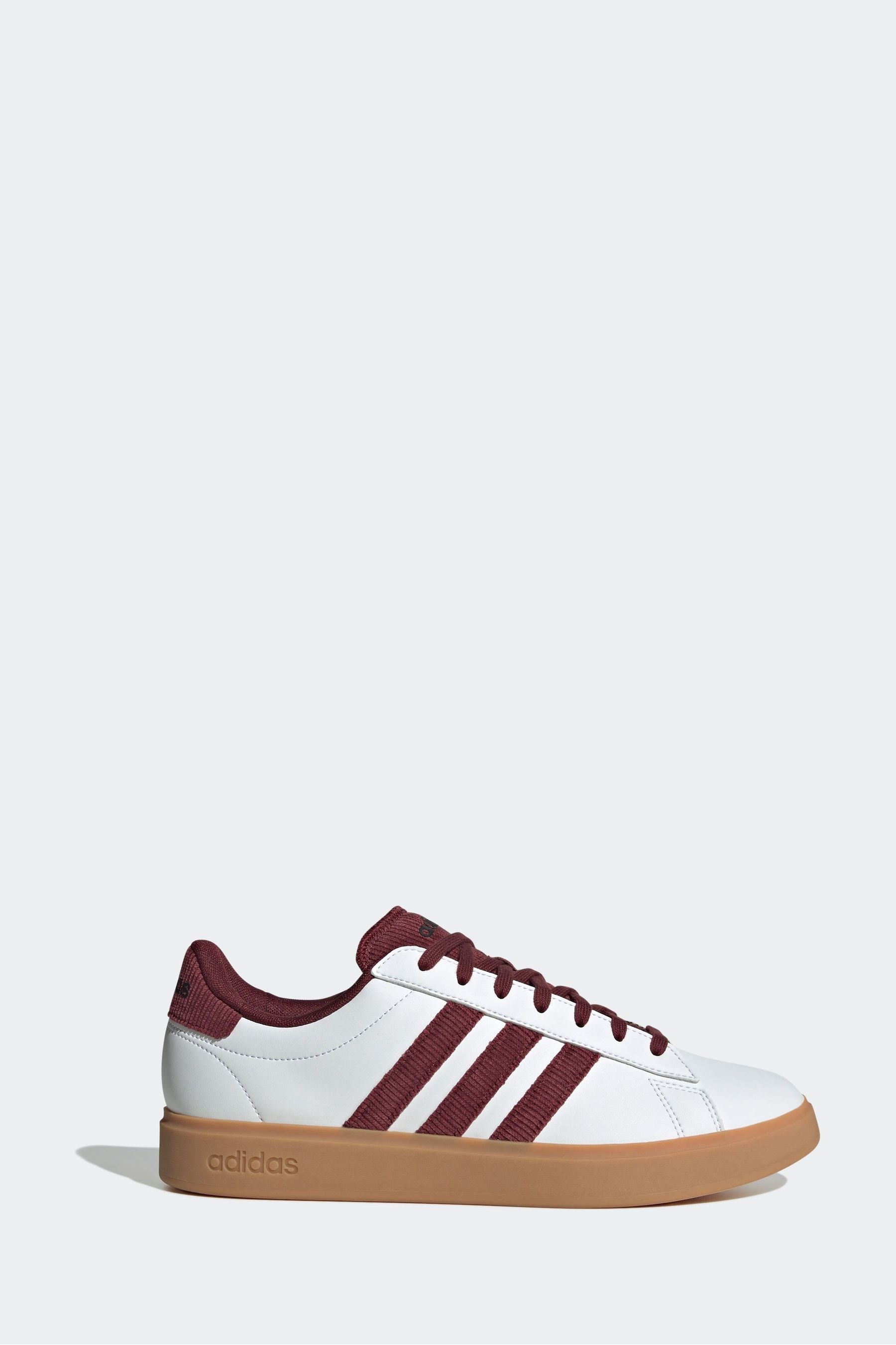 Adidas mens burgundy trainers shop