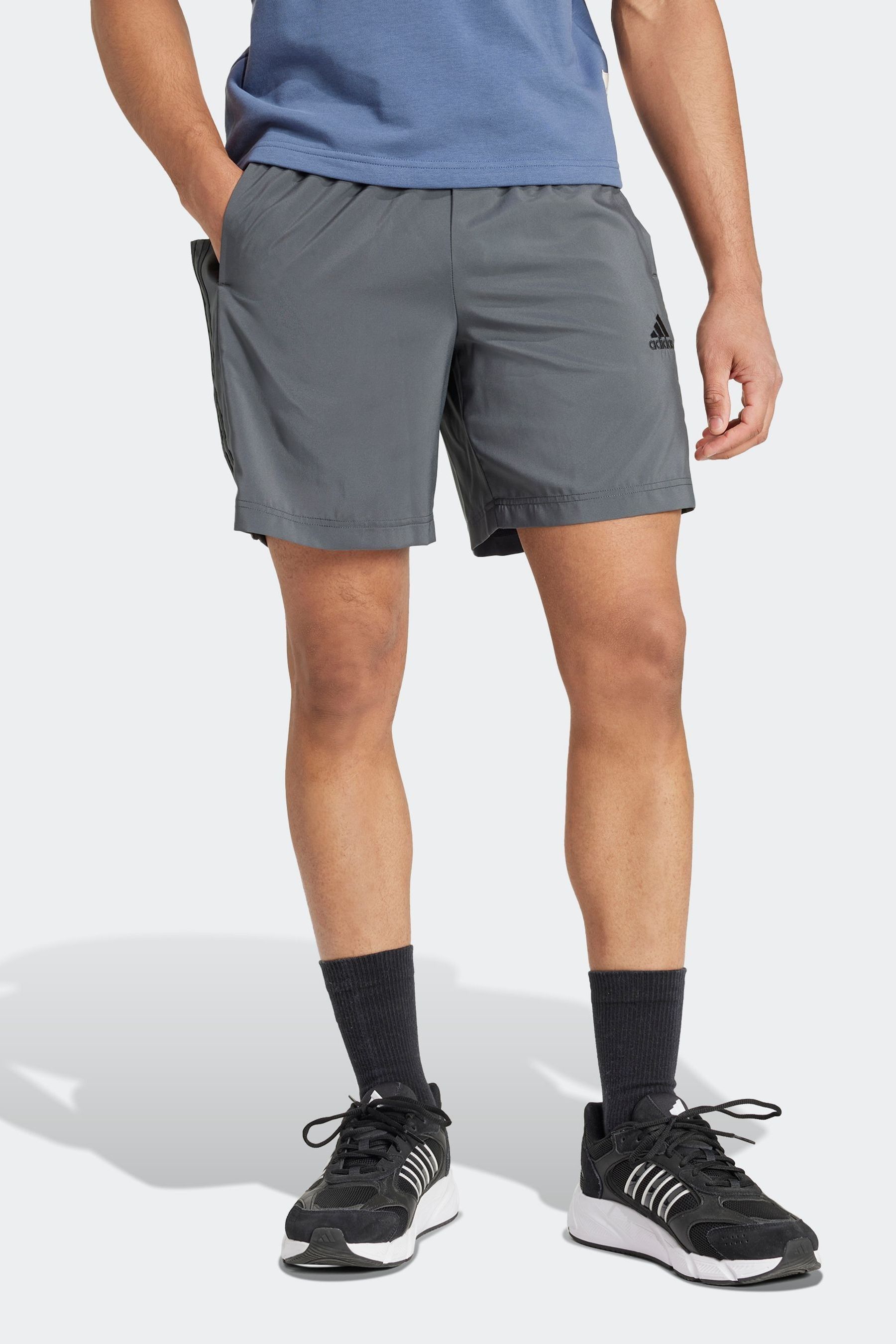 Dark grey adidas shorts discount