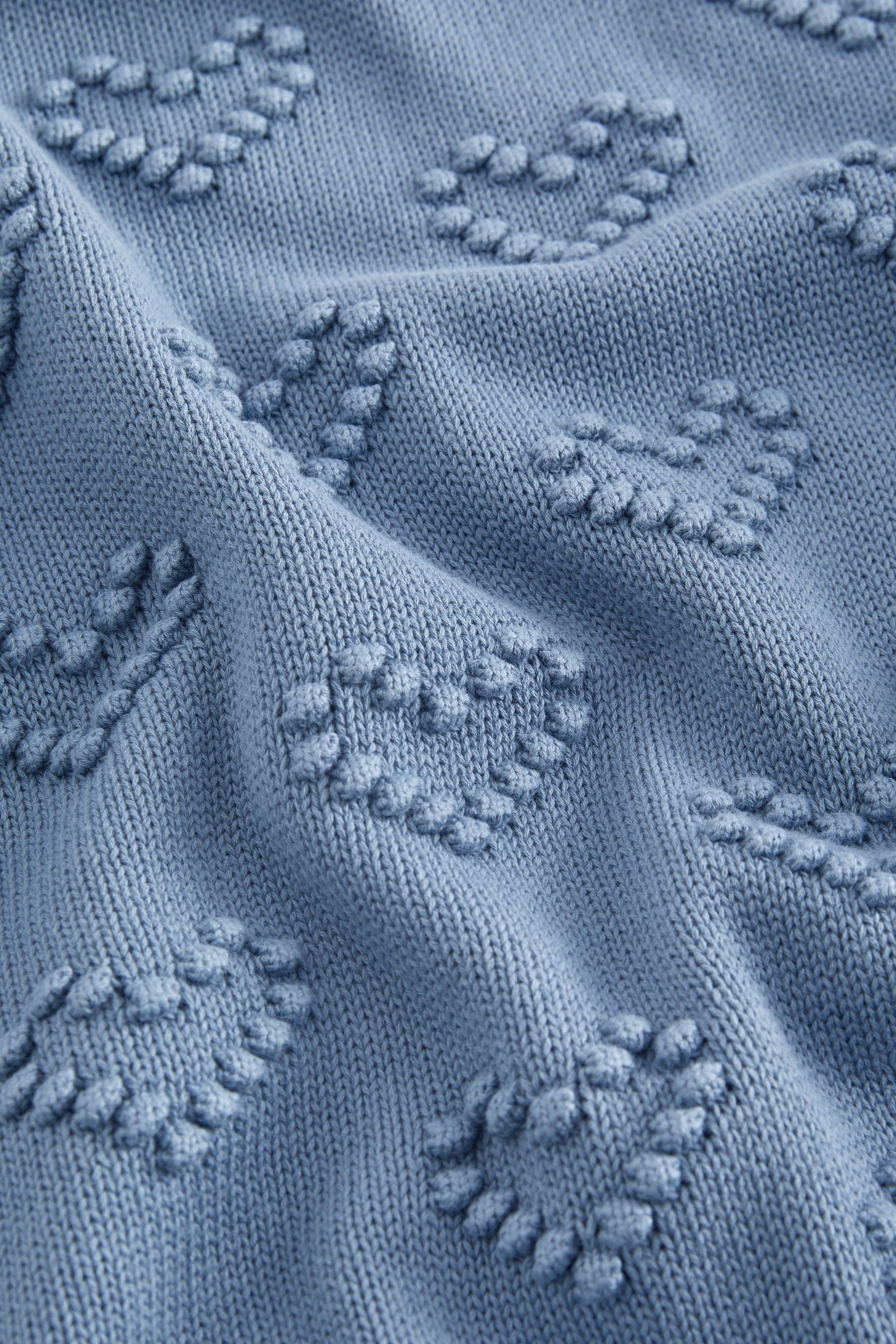 Buy Blue Pom Heart Jumper from Next Luxembourg