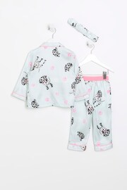 River Island Green Girls Dalmation Satin Set - Image 2 of 5