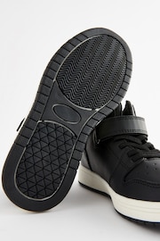 Black Elastic Lace High Top Trainers - Image 8 of 8