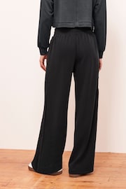 Charcoal Grey Soft Jersey Popper Side Trousers - Image 4 of 7