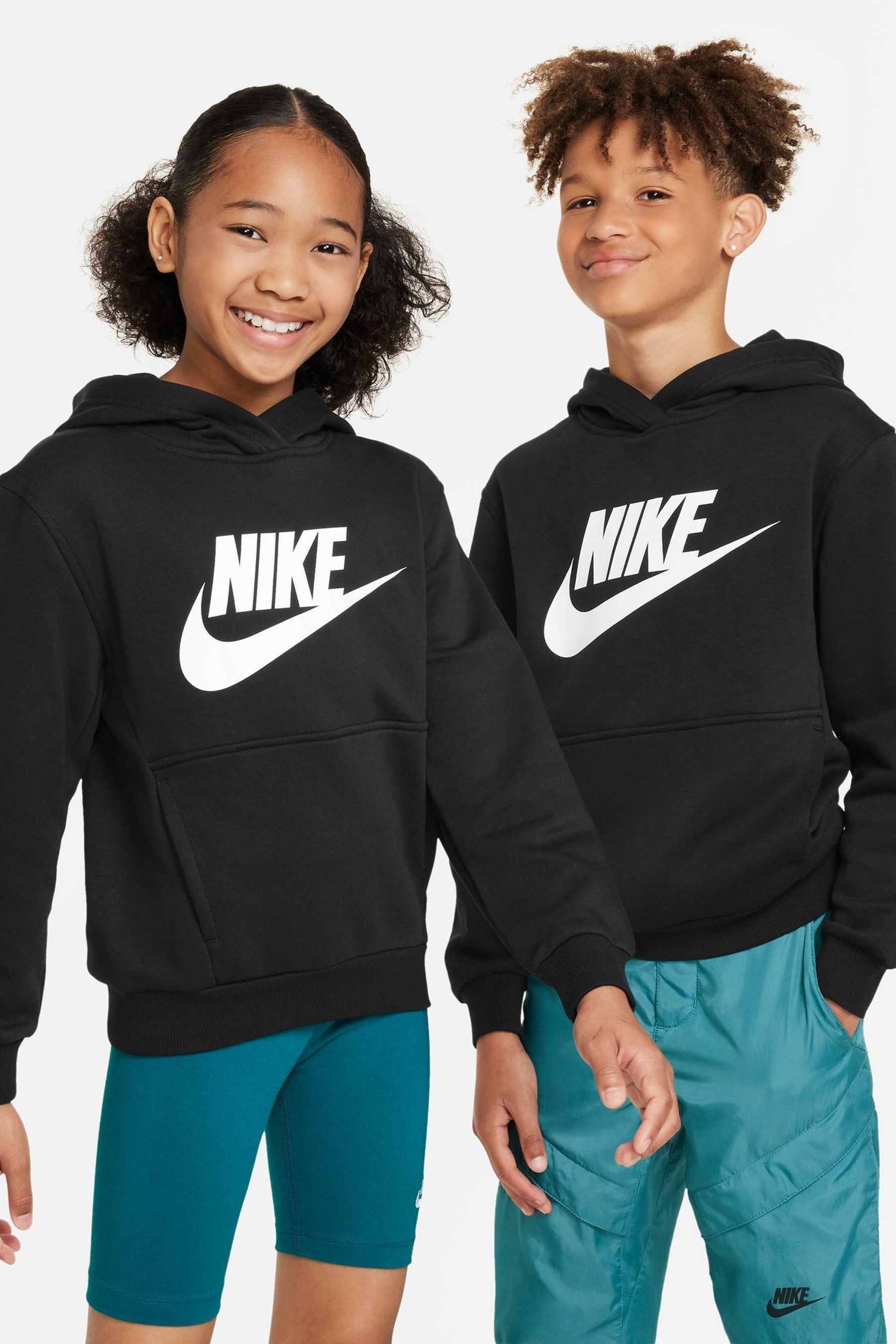 Girls nike black hoodie new arrivals