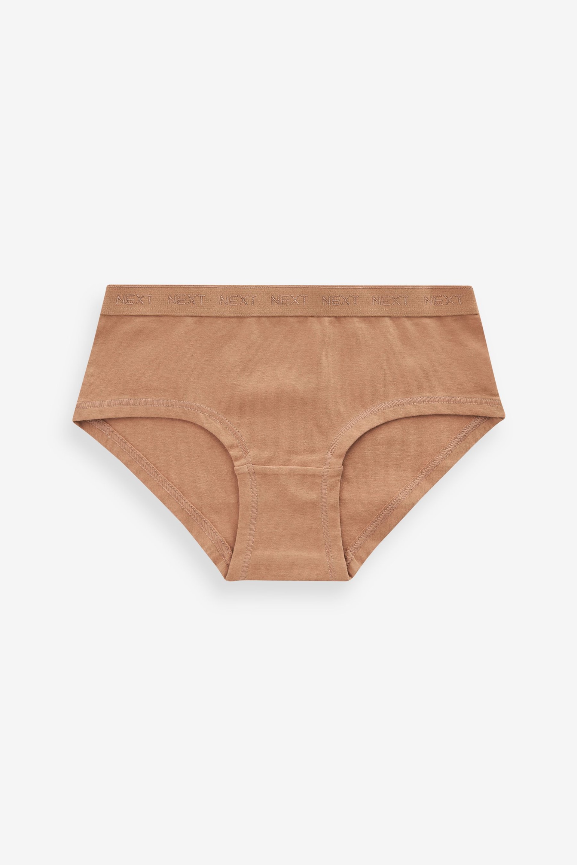 Praline Beige 5 Pack Hipster Briefs (5-16yrs) - Image 2 of 4