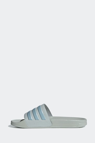 adidas Grey Adilette Shower Sliders