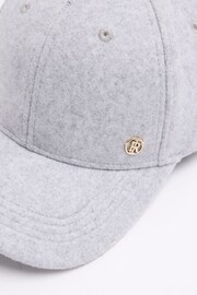 River Island Grey Marl Melton Cap - Image 3 of 3