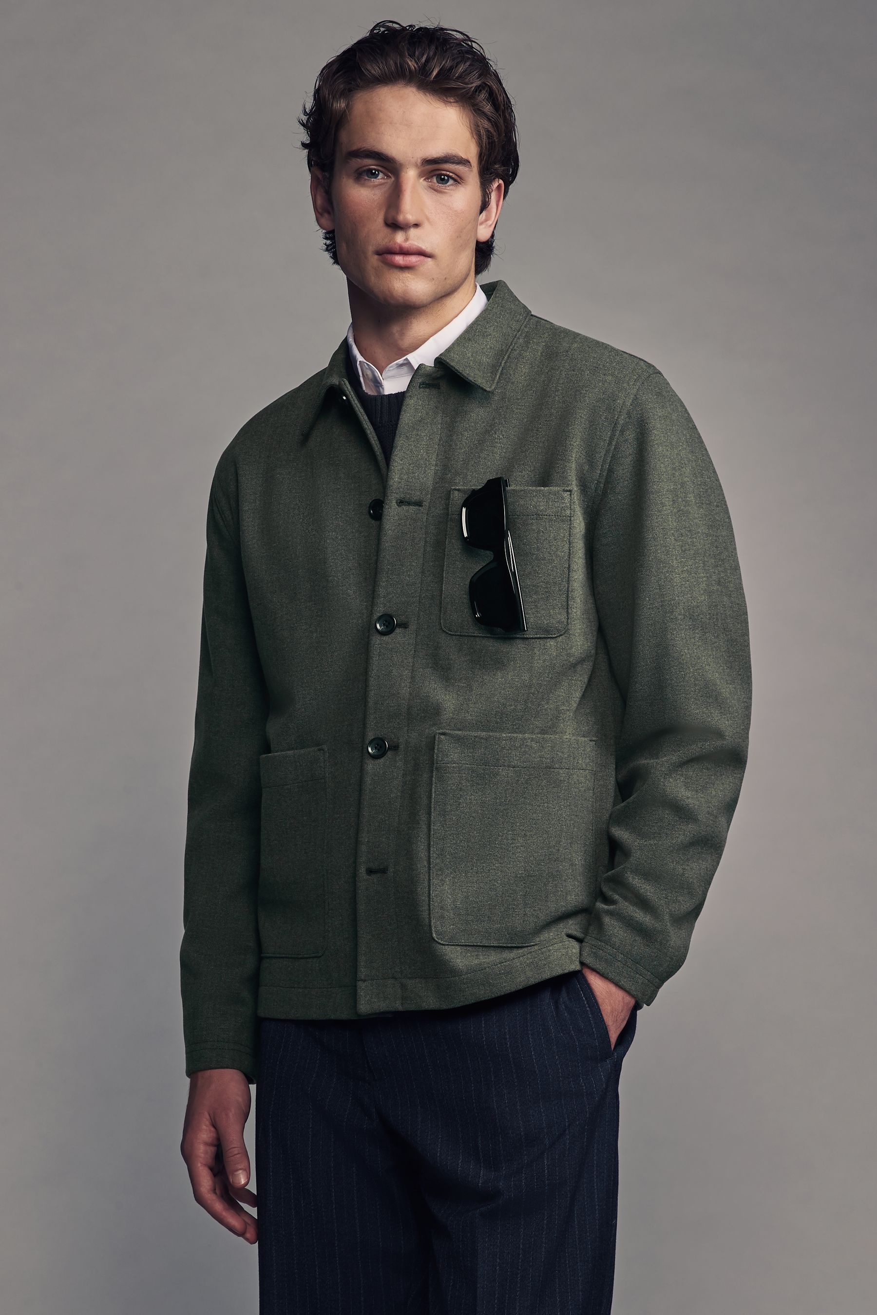 Buy Smart Herringbone Shacket Next Ukraine