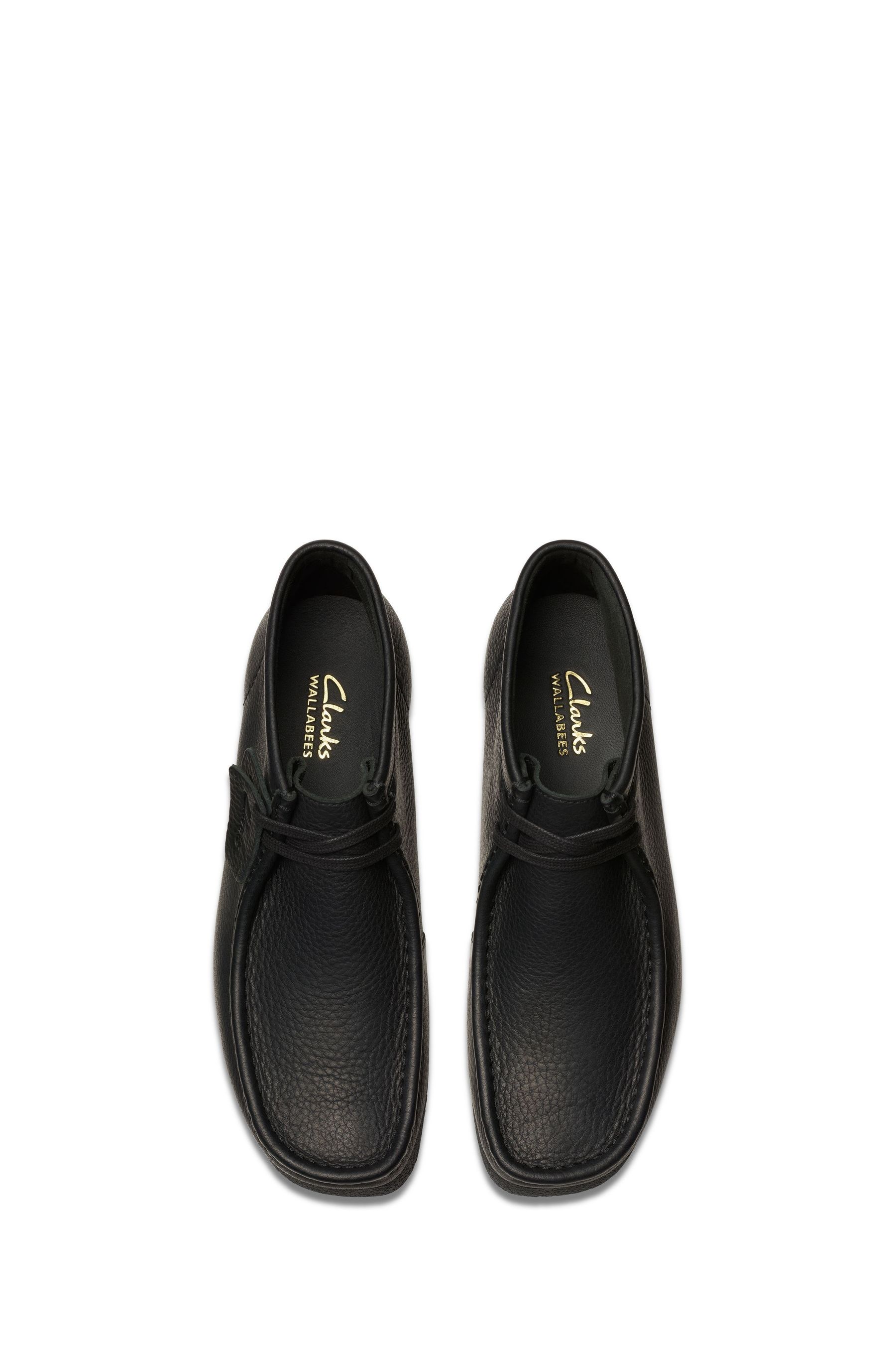Buy Clarks Black Leather Wallabee EVO BT Boots from Next Luxembourg