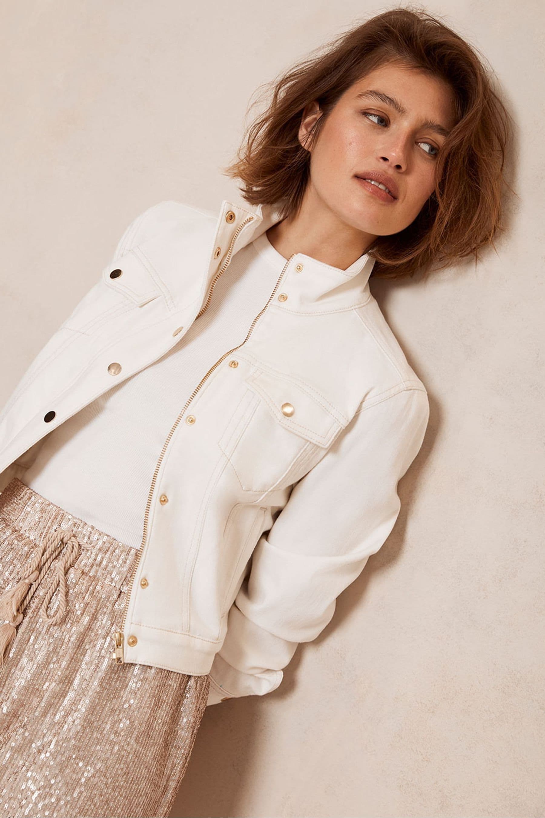 Mint velvet white jacket clearance