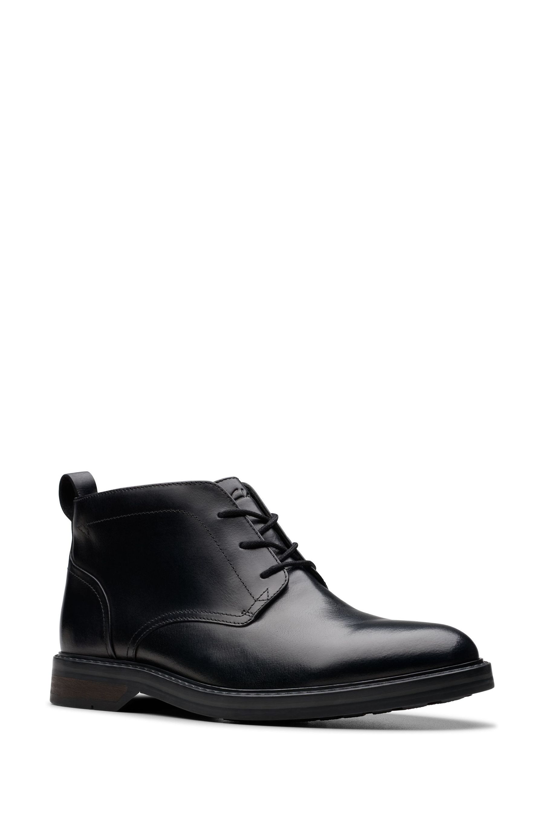 Buy Clarks Black Leather Aldwin Chukka Boots from the Next UK online shop