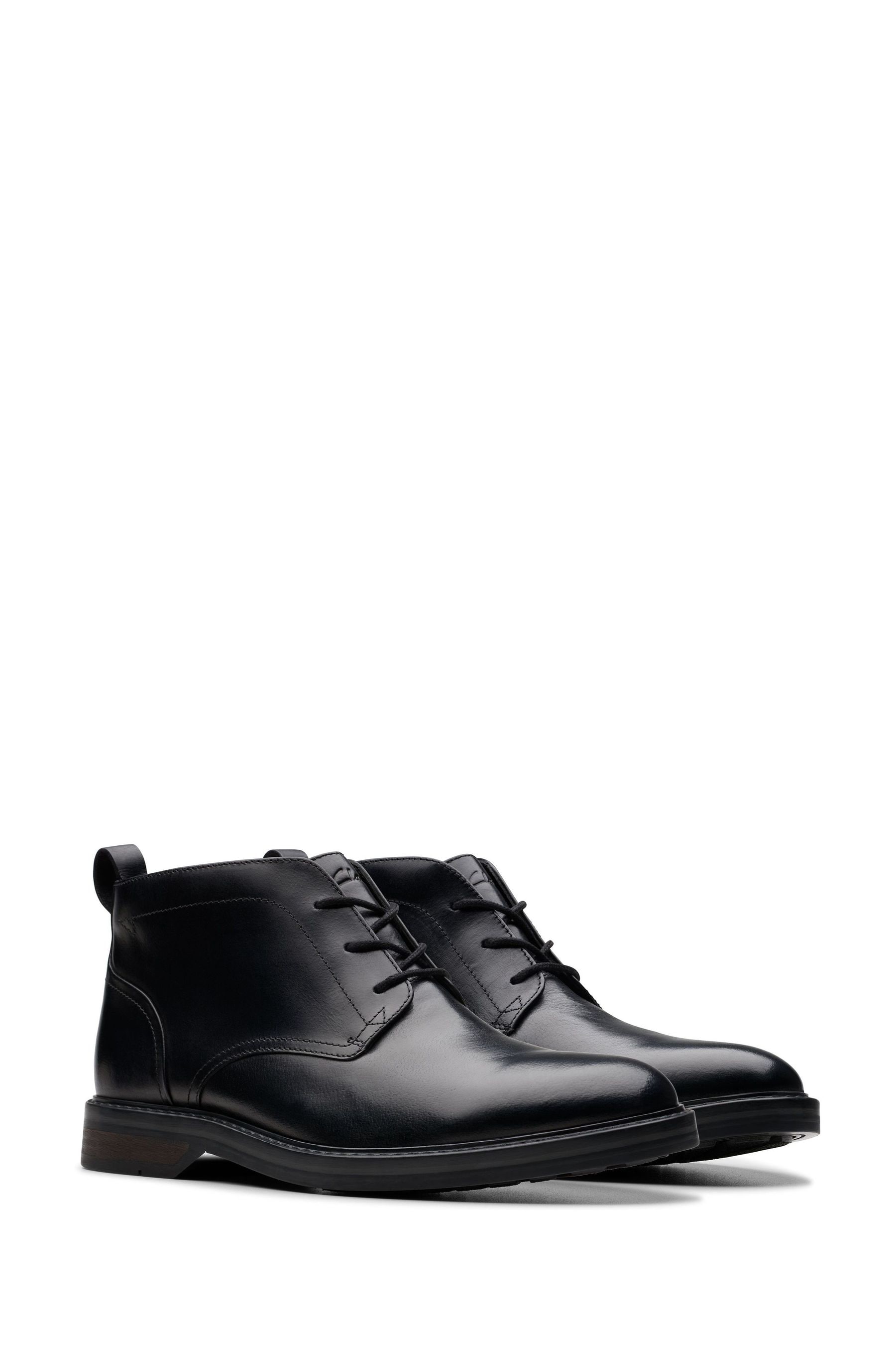 Buy Clarks Black Leather Aldwin Chukka Boots from the Next UK online shop