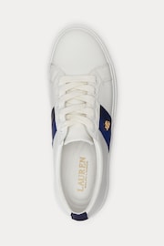 Lauren Ralph Lauren Janson II Leather White Sneakers - Image 4 of 4