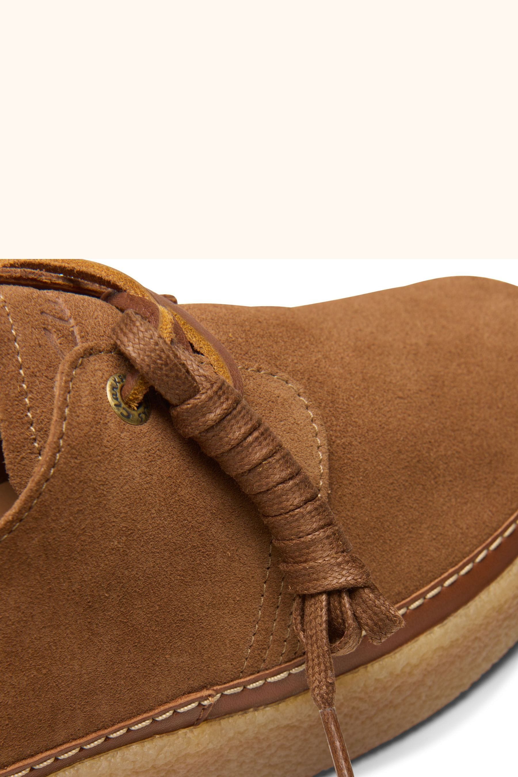 Buy Clarks Cola Suede Beeswax Leather Clarkwood Low Shoes from Next Switzerland